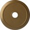Ekena Millwork Crendon Ceiling Medallion (Fits Canopies up to 4 3/8"), 24 1/8"OD x 4 3/8"ID x 2 1/4"P, Pale Gold CM24CRPAS - alternate 1